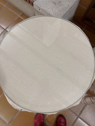 2 Mesillas de noche con tela de Gastón y Daniela