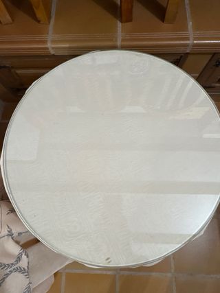 2 Mesillas de noche con tela de Gastón y Daniela