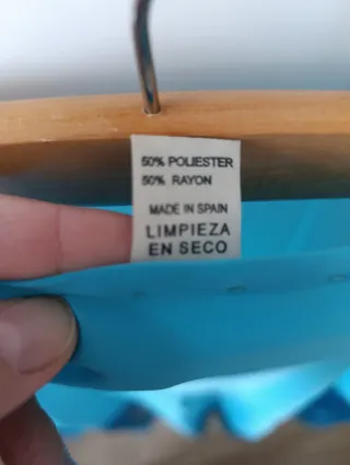 Mantoncillo flamenco azul