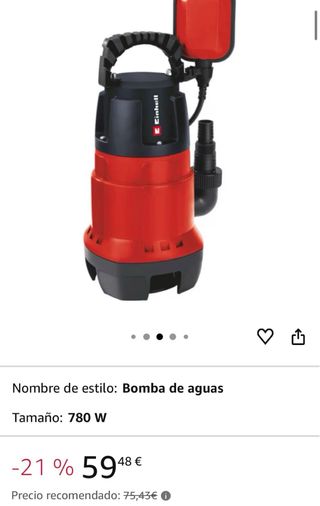 Bomba Einhell GC-DP 7835 (780W)