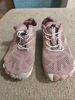 Zapatillas Saguaro Talla 42 Grises Rosas