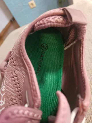 Zapatillas Saguaro Talla 42 Grises Rosas