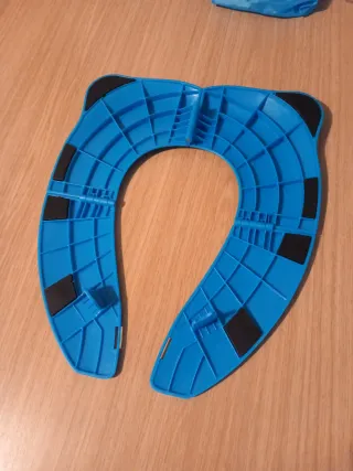 Reductor WC infantil de viaje azul