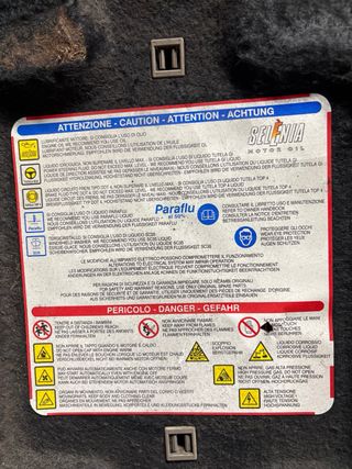 Pannello Fonoassorbente Cofano Motore Abarth