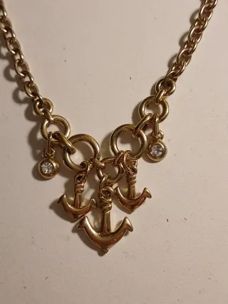 Collana girocollo con ancorette