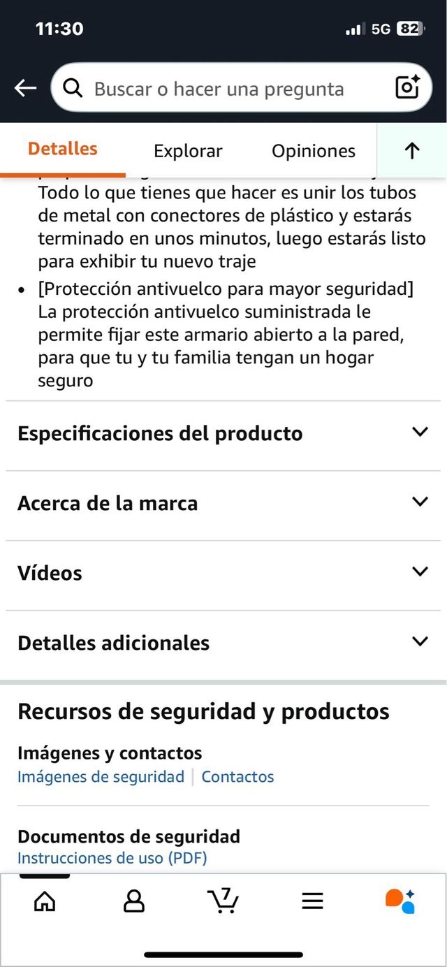 Suporte de roupas SONGMICS preto em metal. Ref. 17