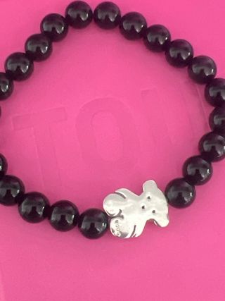 Pulseras Tous Negras con Osito y Oso