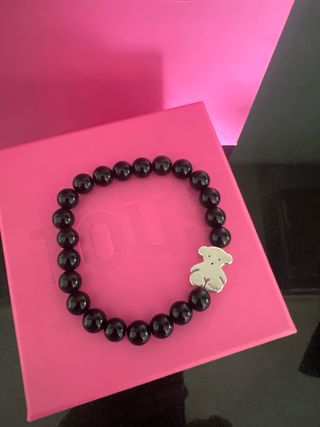 Pulseras Tous Negras con Osito y Oso