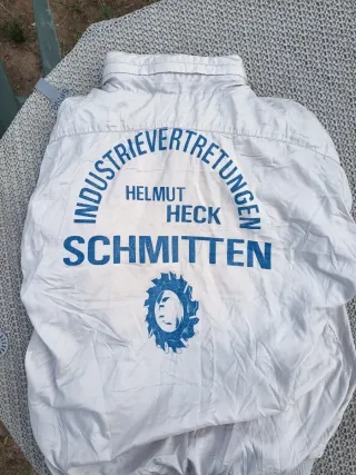 Chaqueta Adidas Vintage Beige y Azul