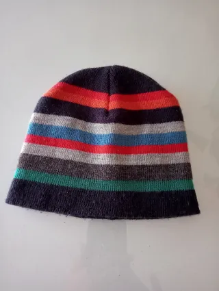 Berretto per bambini a maglia multicolore 3-4 anni