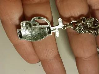 Collana girocollo con ciondolo cesta golf