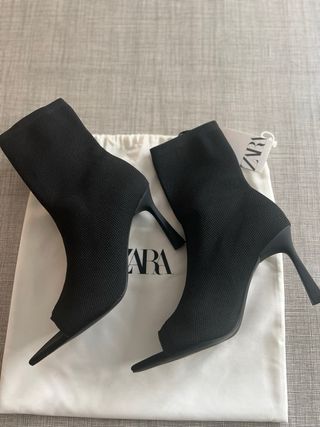 Botines calcetín negros