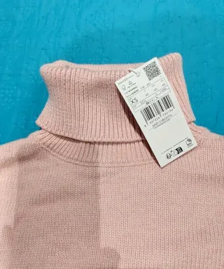 Jersey MNG rosa cuello alto