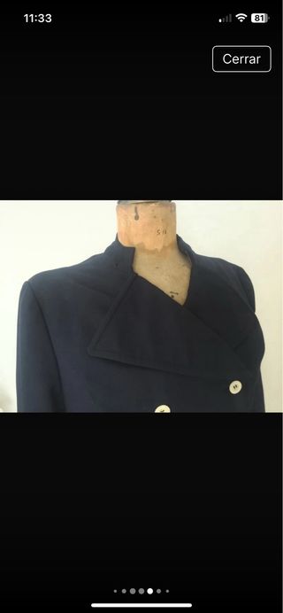 CHAQUETA, ABRIGO SEÑORA VINTAGE ( ver medidas)