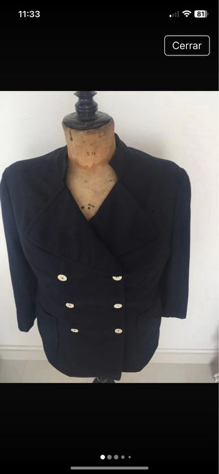 CHAQUETA, ABRIGO SEÑORA VINTAGE ( ver medidas)