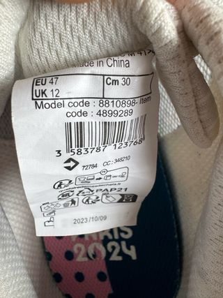 Zapatillas Decathlon Paris 2024 T47