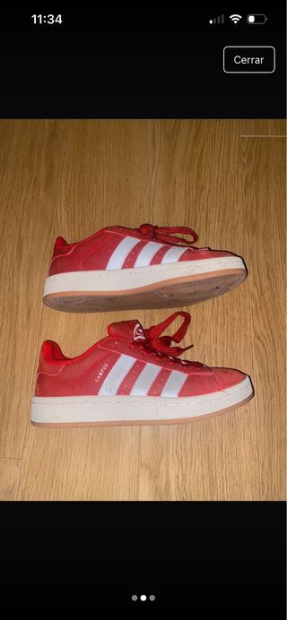 Zapatillas Adidas Campus Rojas