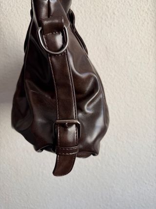 Bolso marrón chocolate estilo shopper