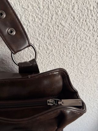 Bolso marrón chocolate estilo shopper