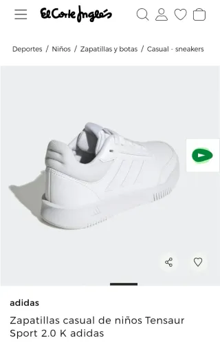 Zapatillas Adidas unisex Talla 37.5