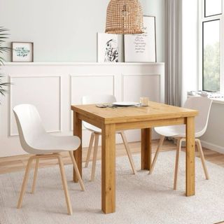 Mesa Comedor Extensible Nueva 2-6prs  90/180x90