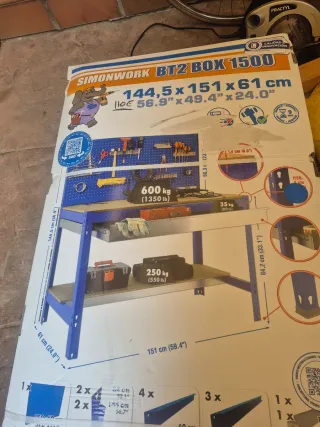 Banco de trabajo Simonwork BT2 BOX 1500