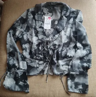 Camisa Lefties Estampada Volantes Talla XL