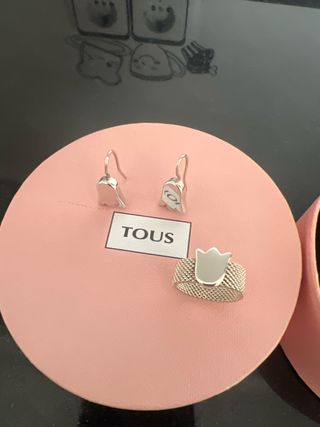 conjunto de joyas plata Tous modelo tulipán