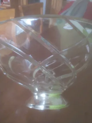 vajilla de cristal de decoración para el salón