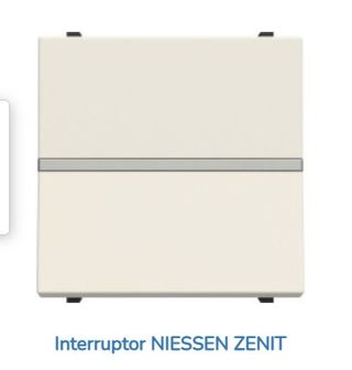 Mecanismos eléctricos Niessen Zenit – Blanco