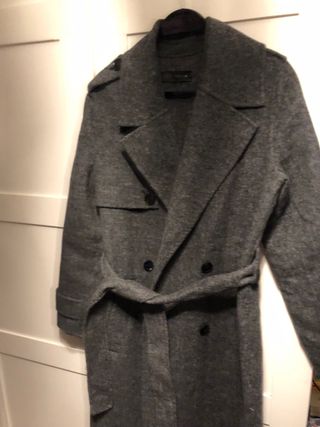 Abrigo gris talla S