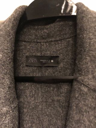 Abrigo gris talla S