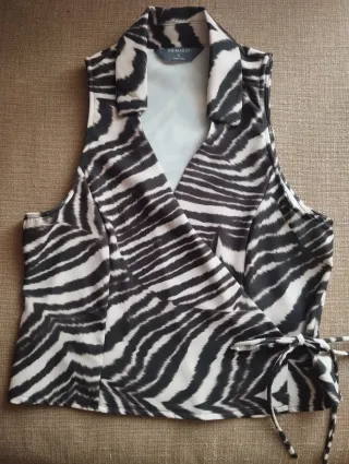 Top Primark Cebra Talla L