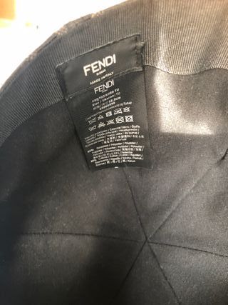 Gorra Fendi Marrón y Negra