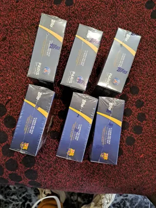 Cromos Fútbol Topps FC Barcelona y PSG