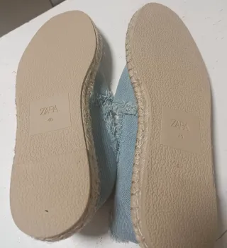 Alpargatas ZARA Denim Talla 40