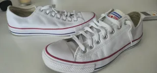 Zapatillas Converse Blancas Cuero