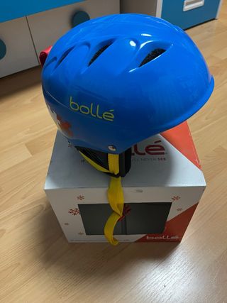 Casco de nieve azul Bolle