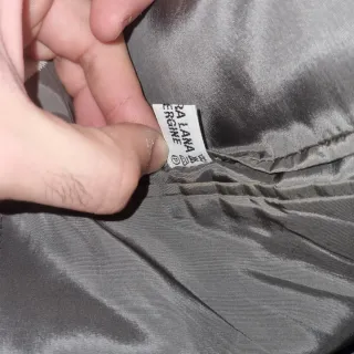 Giacca Uomo Pura Lana Vergine Tg 54 Grigia