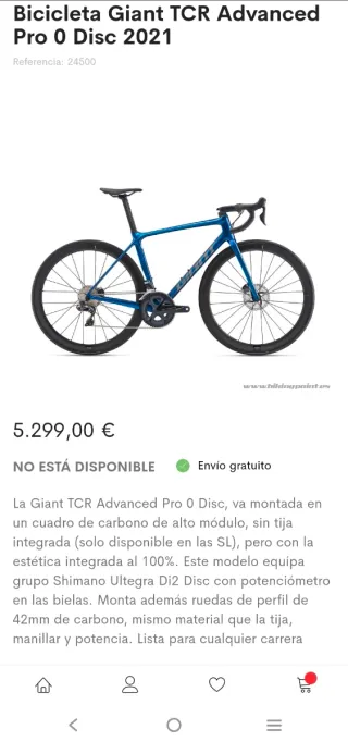 Giant TCR Advanced Pro 0 Disc 2021