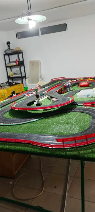 Scalextric completo.