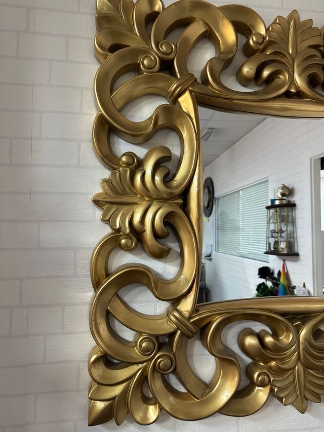 Espejo Vintage Dorado de 98x98