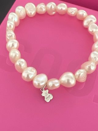 pulsera perlas d Tous y oso plata