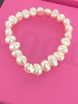 pulsera perlas d Tous y oso plata