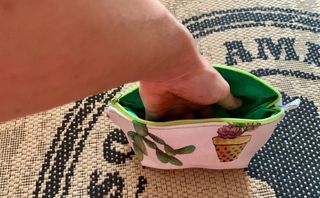 Neceser estampado cactus y suculentas