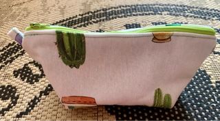 Neceser estampado cactus y suculentas