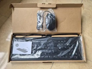 Teclado y Ratón HP Negros