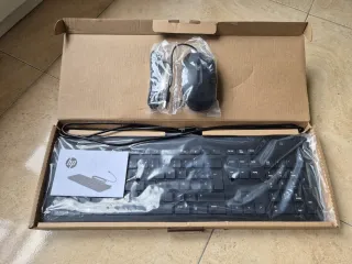 Teclado y Ratón HP Negros