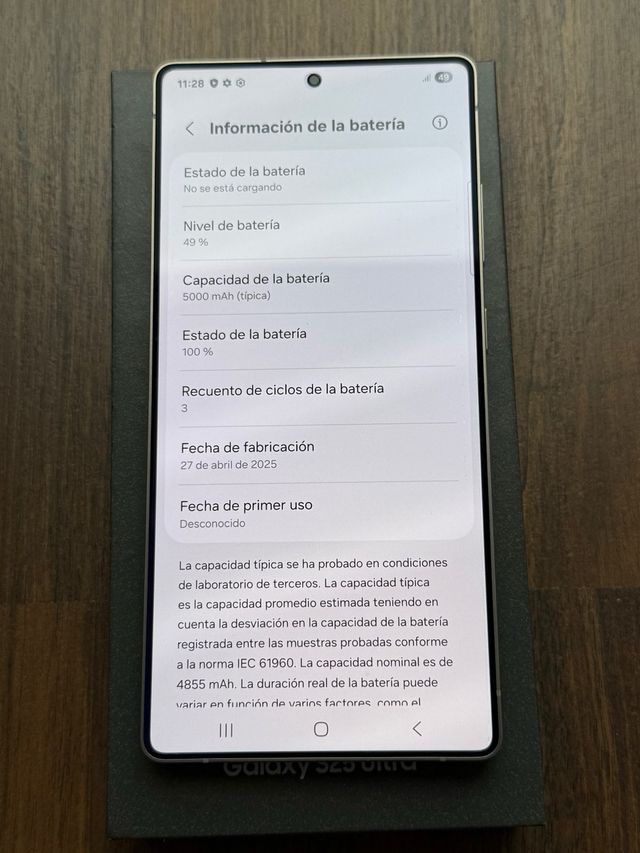 Samsung Galaxy S25 Ultra 512GB Titanio Negro