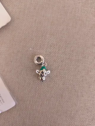 Pack 10 Charms Pandora Plata y Esmeralda